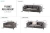 Picture of AMELIE Fabric 1 Seater Sofa/Armchair/Sofa Chair (Dark Grey)