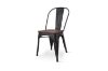 Picture of TOLIX Replica Dining Chair With Solid Pine Wood (Matte Black)