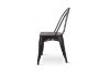 Picture of TOLIX Replica Dining Chair With Solid Pine Wood (Matte Black)