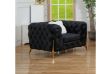 Picture of MANCHESTER  1 Seater Sofa (Black)