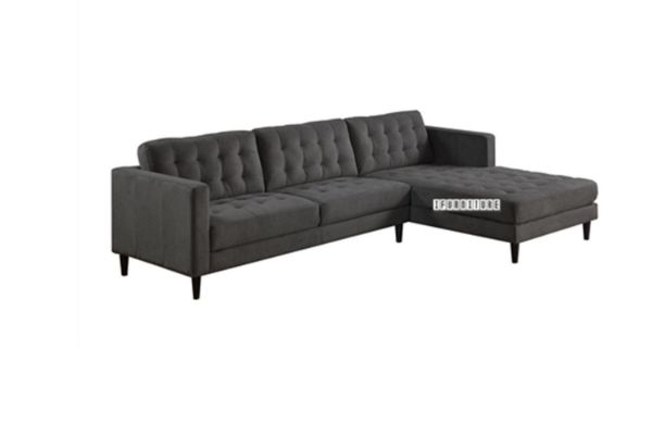 Picture of MELROSE Sectional Sofa (Dark Grey) - Facing Right without Ottoman