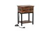 Picture of HOOBRO 1-Drawer Narrow End Table 