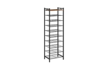 Picture of EUAN 140x41cm 10-Tier Narrow Shelf/Shoe Rack