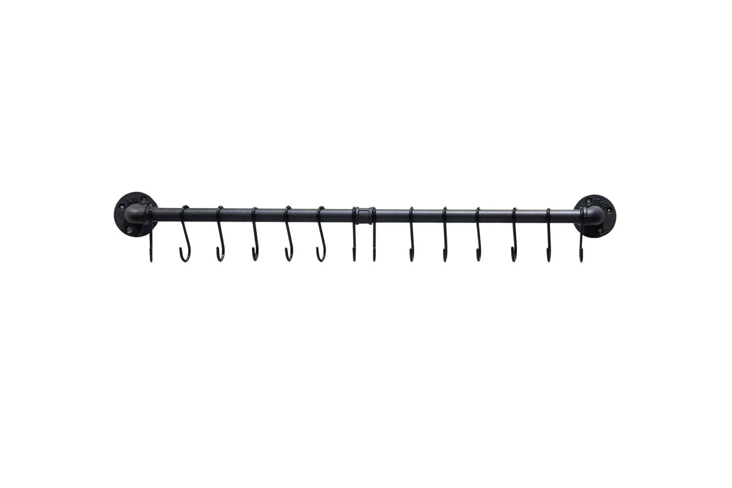Garvin Metal Straight Wall Mounted Pot Rack