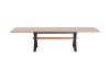 Picture of CAPITOL 1.8M-3M Adjustable & Extendable Dining Table with Metal Black Legs (Natural)