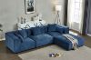 Picture of BARI Memory Foam Fabric Modular Sofa - Armless Chair