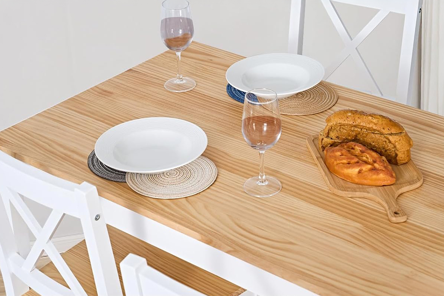 JASTINA Pinewood 6PC Dining Set