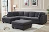 Picture of LIBERTY PREMIUM Sectional Sofa with Storage Ottoman (Dark Grey) 