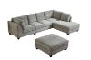 Picture of LIBERTY Premium Sectional Sofa (Light Grey)  - Regular Ottoman Only