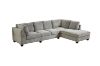 Picture of LIBERTY Premium Chaise Facing Left  Sectional Sofa (Light Grey) 