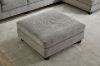 Picture of LIBERTY Premium Sectional Sofa (Light Grey)  - Chaise Facing Right with Regular Ottoman