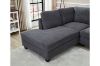 Picture of LIBERTY Premium Sectional Sofa (Dark Grey)  - Chaise Facing Left with Regular Ottoman