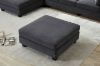 Picture of LIBERTY Premium Sectional Sofa (Dark Grey)  - Chaise Facing Right with Regular Ottoman