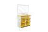 Picture of LEGARE Tool Free Dresser by Legaré (Yellow)  - Single Dresser