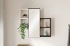 Picture of ROZE Mounted Storage Cabinet with Mirror Door and 4 Open Shelves