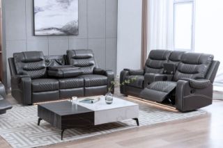 Picture of LAKELAND Manual Reclining Sofa Range - 3RRC+2RRC Sofa Set
