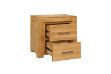 Picture of HEYFIELD 2-Drawer Solid Oak Bedside Table