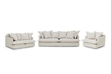 Picture of SPENCER Feather Filled Fabric Sofa Range - 3+2 Sofa Set