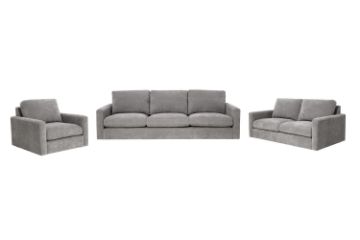 Picture of HUNTER 1.5-Seater Feather-Filled Fabric Sofa