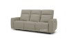 Picture of STORMWIND 100% Genuine Leather 3 Seater Power Recliner Sofa (Beige)