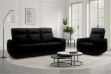 Picture of STORMWIND 100% Genuine Leather Power Reclining Sofa Range (Black)