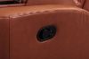 Picture of HARRY Air Leather Manual Reclining Sofa Range with Console and Storage (Orange)