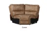 Picture of NAKEETA Air Leather Power Recliner Modular Sofa with Console and Storage