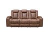 Picture of NEWPORT Air Leather Power Reclining Sofa Range - 3 Seat with Drop-Down Console & Reading Light(3RRC)