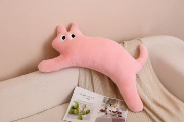 Picture of DOPAMINE Cat Plush Cushion - Pink