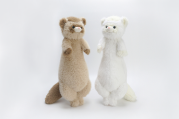 Picture of FERRET Plush Cushion - Caramel