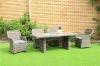 Picture of KAPSTADT 7PC Half-Round Wicker Dining Set (ALUMINIUM FRAME)