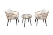 Picture of MOROSO 3PC Aluminium Rattan Outdoor Lounge Set