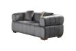 Picture of VEGAS Chesterfield Velvet  Sofa (Grey) - 2 Seater