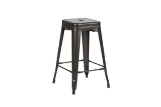 Picture of TOLIX Replica Bar Stool Seat H75 - Gun