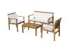Picture of VIVA 4PC Acacia Wood Outdoor Lounge Sofa Set