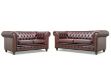 Picture of WILLIFORD 100% Genuine Leather Chesterfield Sofa Range (Maroon) - 3+2 Sofa Set