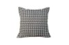 Picture of HOUNDSTOOTH Linen Black Cushion with Inner(45x45cm)