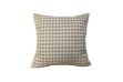 Picture of HOUNDSTOOTH Linen Cushion with Inner in Multiple Colours (45x45cm) - Beige