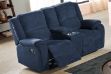 Picture of ALTO Reclining Sofa (Denim Blue) - 2 Seat with Cup Holders and Storage (2RRC)