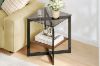 Picture of ATMOS Black Glass Top Side Table