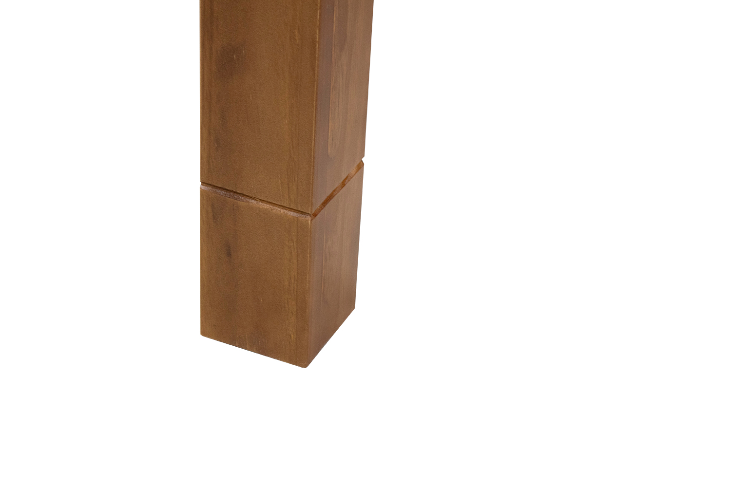 BAYARD 150 Solid Pine Wood Dining Table (Light Walnut)