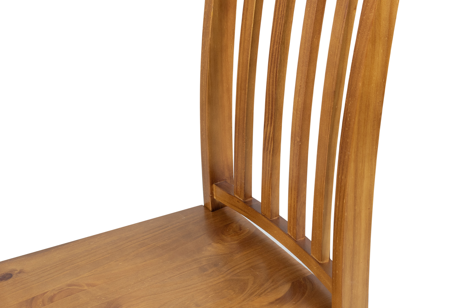 BAYARD Solid Pine Wood Dining Chair (Light Walnut)