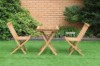 Picture of BALI Solid Teak Wood 3PC Outdoor Dining Set (60 Square Table)