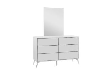 Picture of BRAYA 6-Drawer Dresser with Mirror