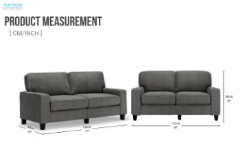 Picture of FAYE 3.5/2 Seater Fabric Sofa Range