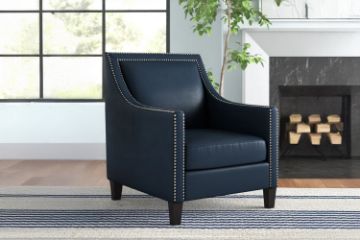 Picture of ABBEY 1 Seater Sofa/Armchair/Sofa Chair (Navy Blue)