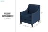 Picture of ABBEY 1 Seater Sofa/Armchair/Sofa Chair (Navy Blue)