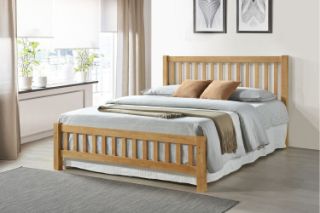Picture of FORESTER Solid Wood Bed Frame - Queen Size