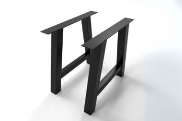 Picture of SYNERGYPLUS H72 A-Frame Metal Table Legs - Set of 2