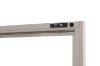 Picture of STARK Steel Frame 180x80cm 2-Door Transparent Glass Display Cabinet (Cream)